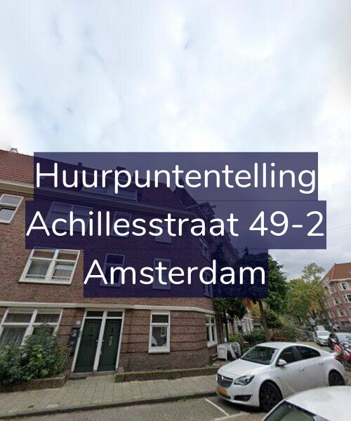 Foto gevel Huurpuntentelling voor Achillesstraat 49-2, Amsterdam