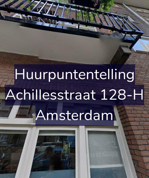 Foto gevel Huurpuntentelling voor Achillesstraat 128-H, Amsterdam