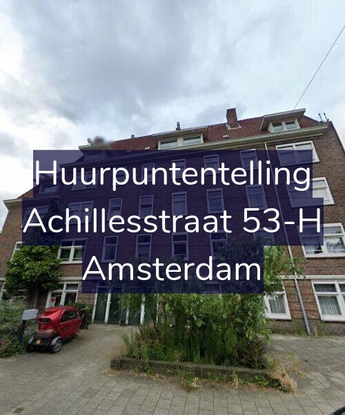 Foto gevel Huurpuntentelling voor Achillesstraat 53-H, Amsterdam