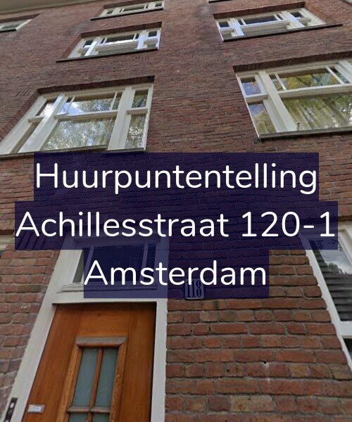 Foto gevel Huurpuntentelling voor Achillesstraat 120-1, Amsterdam