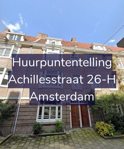 Foto gevel Huurpuntentelling voor Achillesstraat 26-H, Amsterdam