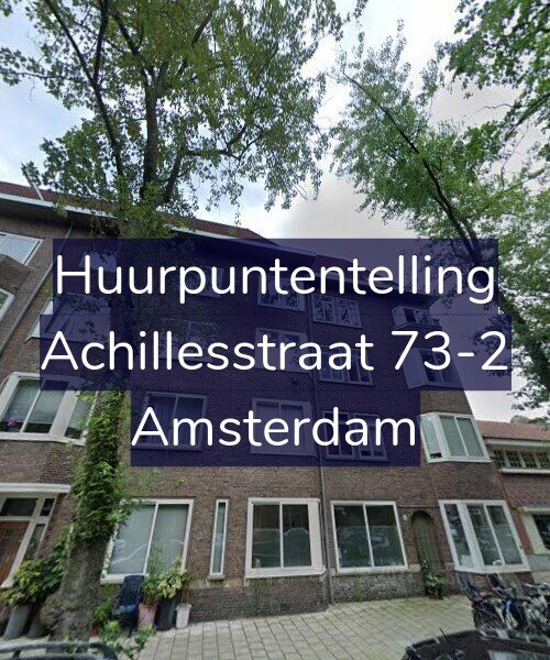 Foto gevel Huurpuntentelling voor Achillesstraat 73-2, Amsterdam