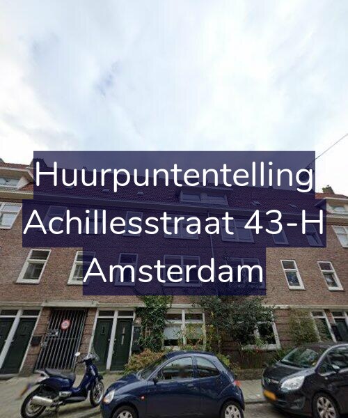 Foto gevel Huurpuntentelling voor Achillesstraat 43-H, Amsterdam