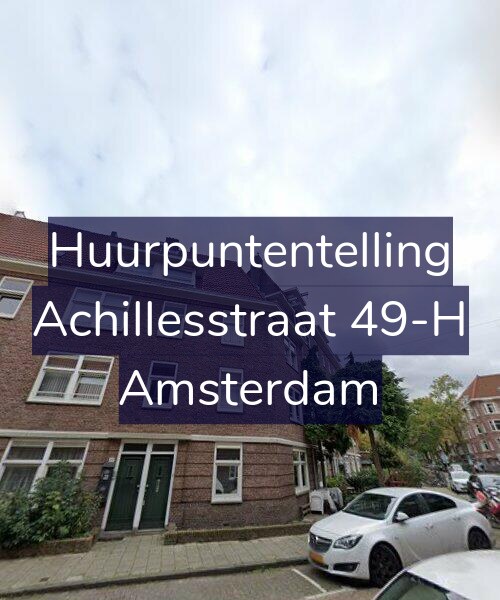 Foto gevel Huurpuntentelling voor Achillesstraat 49-H, Amsterdam