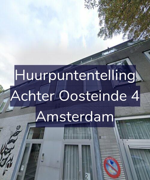 Foto gevel Huurpuntentelling voor Achter Oosteinde 4, Amsterdam
