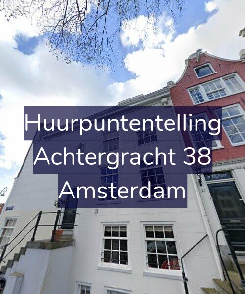 Foto gevel Huurpuntentelling voor Achtergracht 38, Amsterdam