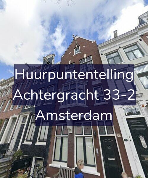 Foto gevel Huurpuntentelling voor Achtergracht 33-2, Amsterdam