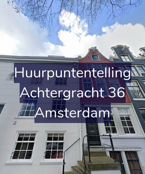 Foto gevel Huurpuntentelling voor Achtergracht 36, Amsterdam