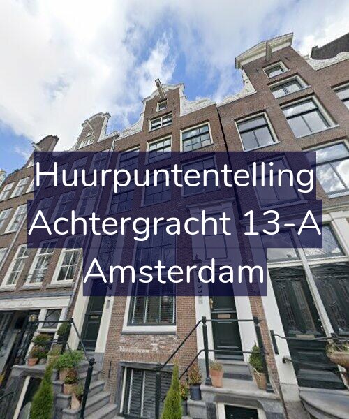 Foto gevel Huurpuntentelling voor Achtergracht 13-A, Amsterdam