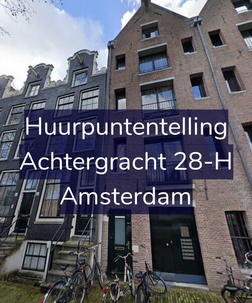 Foto gevel Huurpuntentelling voor Achtergracht 28-H, Amsterdam