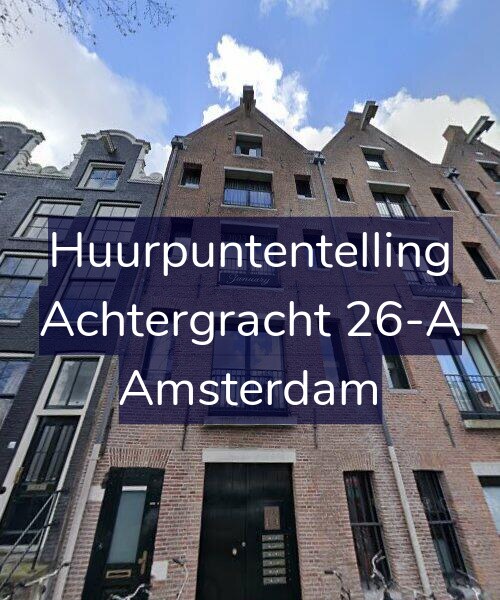 Foto gevel Huurpuntentelling voor Achtergracht 26-A, Amsterdam