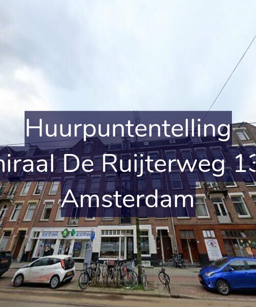 Foto gevel Huurpuntentelling voor Admiraal De Ruijterweg 131-3, Amsterdam