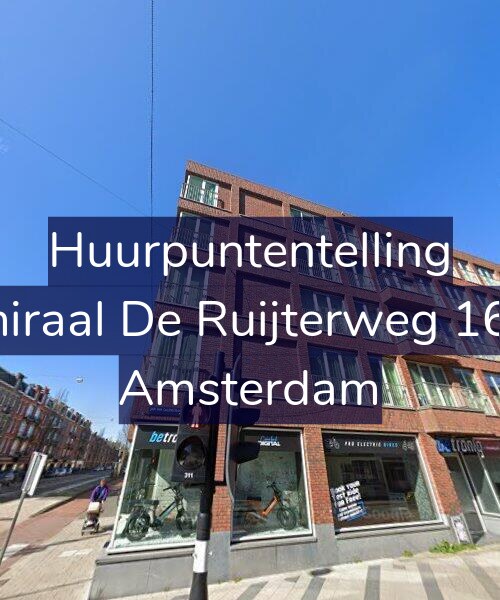 Foto gevel Huurpuntentelling voor Admiraal De Ruijterweg 164-V, Amsterdam