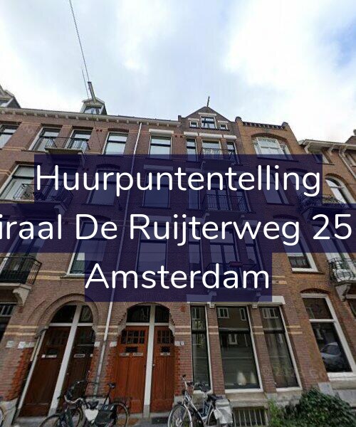 Foto gevel Huurpuntentelling voor Admiraal De Ruijterweg 257-4A, Amsterdam