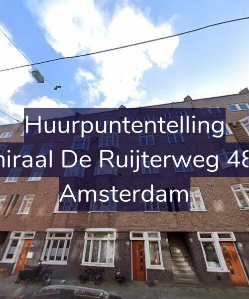 Foto gevel Huurpuntentelling voor Admiraal De Ruijterweg 481-1, Amsterdam