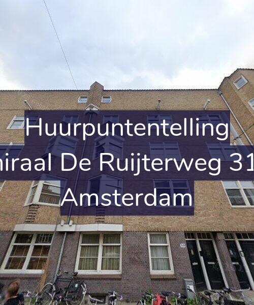 Foto gevel Huurpuntentelling voor Admiraal De Ruijterweg 315-H, Amsterdam