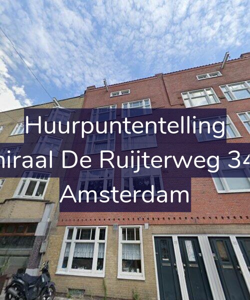 Foto gevel Huurpuntentelling voor Admiraal De Ruijterweg 342-1, Amsterdam