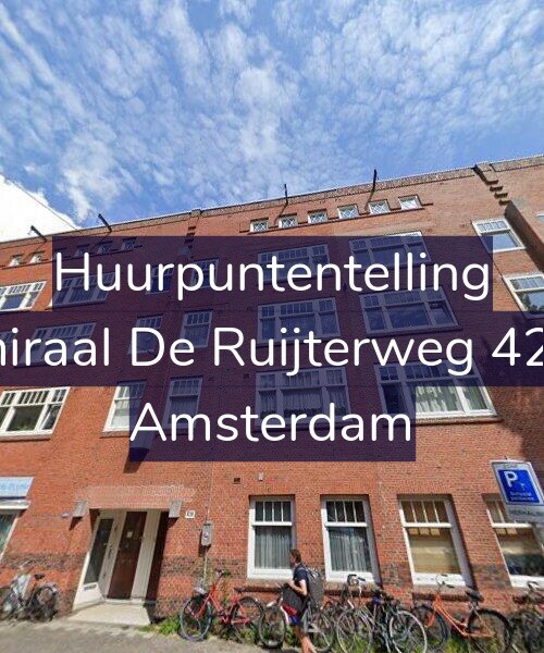 Foto gevel Huurpuntentelling voor Admiraal De Ruijterweg 428-H, Amsterdam