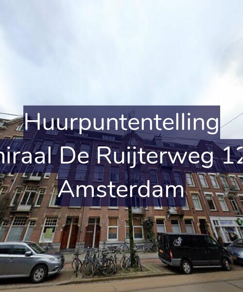 Foto gevel Huurpuntentelling voor Admiraal De Ruijterweg 125-1, Amsterdam