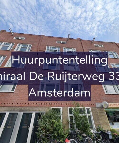 Foto gevel Huurpuntentelling voor Admiraal De Ruijterweg 336-3, Amsterdam