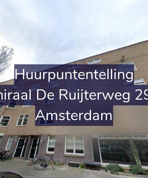 Foto gevel Huurpuntentelling voor Admiraal De Ruijterweg 293-1, Amsterdam