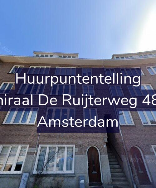 Foto gevel Huurpuntentelling voor Admiraal De Ruijterweg 480-1, Amsterdam