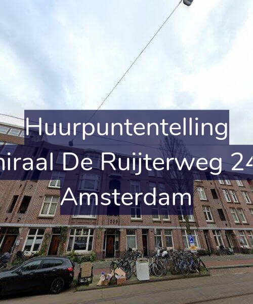 Foto gevel Huurpuntentelling voor Admiraal De Ruijterweg 242-3, Amsterdam
