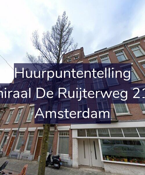 Foto gevel Huurpuntentelling voor Admiraal De Ruijterweg 215-E, Amsterdam