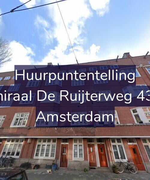 Foto gevel Huurpuntentelling voor Admiraal De Ruijterweg 437-1, Amsterdam