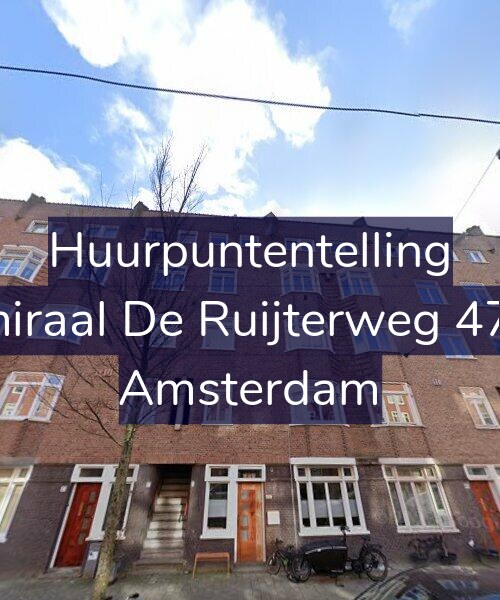 Foto gevel Huurpuntentelling voor Admiraal De Ruijterweg 475-2, Amsterdam
