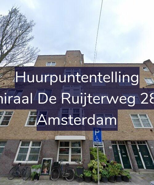 Foto gevel Huurpuntentelling voor Admiraal De Ruijterweg 287-4, Amsterdam