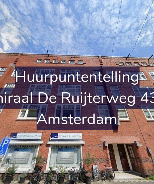 Foto gevel Huurpuntentelling voor Admiraal De Ruijterweg 430-1, Amsterdam