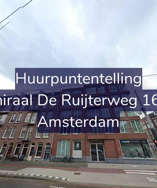 Foto gevel Huurpuntentelling voor Admiraal De Ruijterweg 166-A, Amsterdam