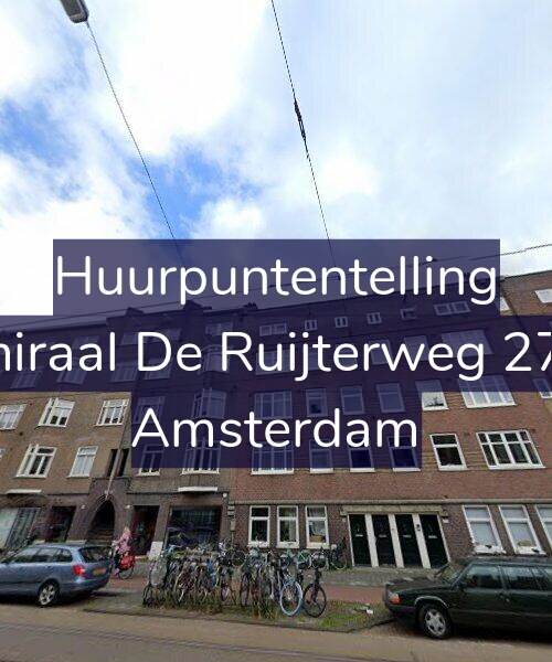 Foto gevel Huurpuntentelling voor Admiraal De Ruijterweg 276-2, Amsterdam