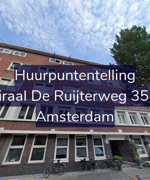 Foto gevel Huurpuntentelling voor Admiraal De Ruijterweg 354-A3, Amsterdam