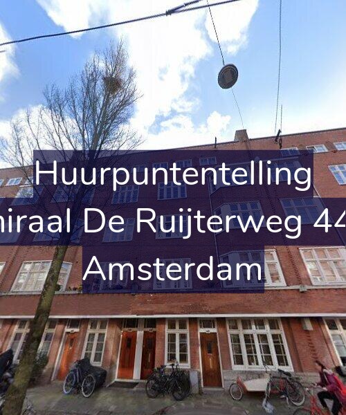 Foto gevel Huurpuntentelling voor Admiraal De Ruijterweg 447-A, Amsterdam