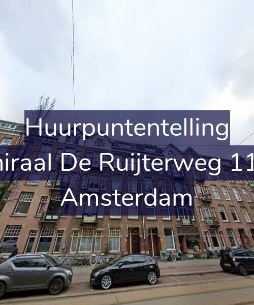 Foto gevel Huurpuntentelling voor Admiraal De Ruijterweg 115-H, Amsterdam