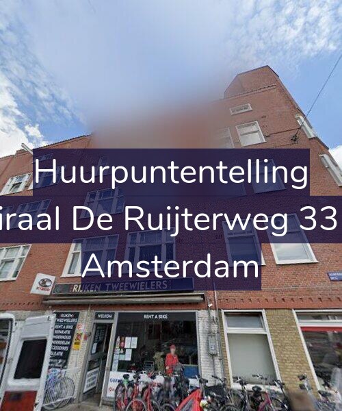 Foto gevel Huurpuntentelling voor Admiraal De Ruijterweg 332-A1, Amsterdam