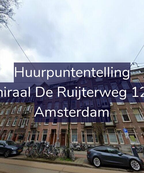 Foto gevel Huurpuntentelling voor Admiraal De Ruijterweg 121-3, Amsterdam