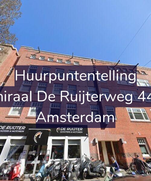 Foto gevel Huurpuntentelling voor Admiraal De Ruijterweg 446-3, Amsterdam