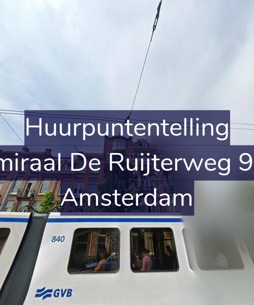 Foto gevel Huurpuntentelling voor Admiraal De Ruijterweg 93-4, Amsterdam