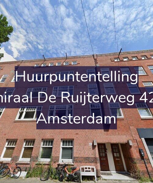 Foto gevel Huurpuntentelling voor Admiraal De Ruijterweg 422-1, Amsterdam