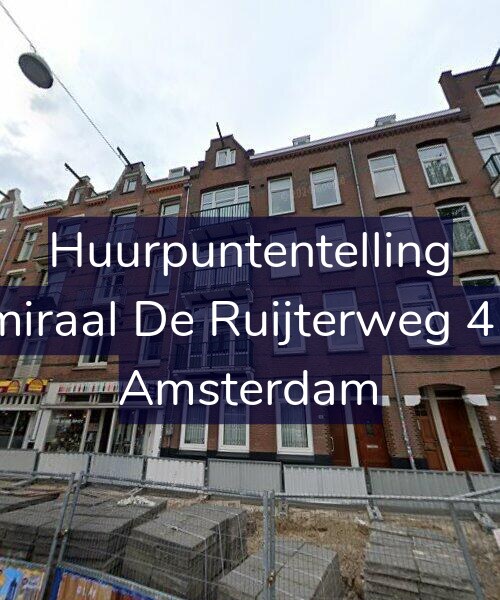 Foto gevel Huurpuntentelling voor Admiraal De Ruijterweg 45-H, Amsterdam