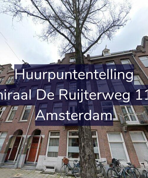Foto gevel Huurpuntentelling voor Admiraal De Ruijterweg 118-2, Amsterdam