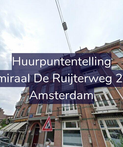 Foto gevel Huurpuntentelling voor Admiraal De Ruijterweg 29-2, Amsterdam