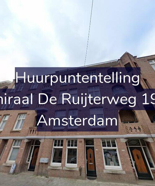 Foto gevel Huurpuntentelling voor Admiraal De Ruijterweg 197-3, Amsterdam