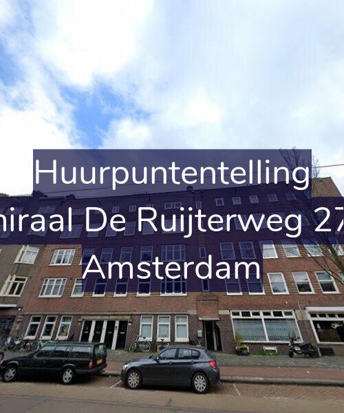 Foto gevel Huurpuntentelling voor Admiraal De Ruijterweg 274-4, Amsterdam