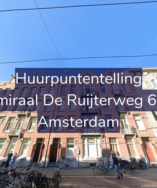 Foto gevel Huurpuntentelling voor Admiraal De Ruijterweg 64-1, Amsterdam