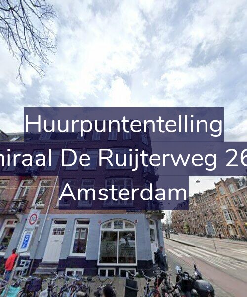 Foto gevel Huurpuntentelling voor Admiraal De Ruijterweg 268-3, Amsterdam
