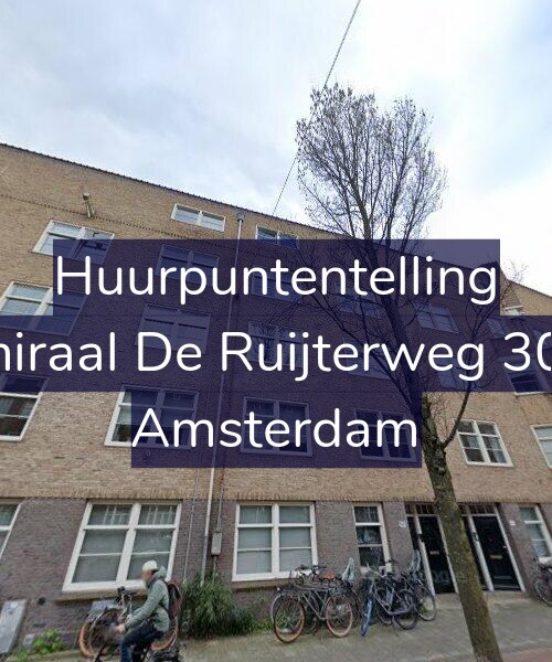 Foto gevel Huurpuntentelling voor Admiraal De Ruijterweg 303-2, Amsterdam
